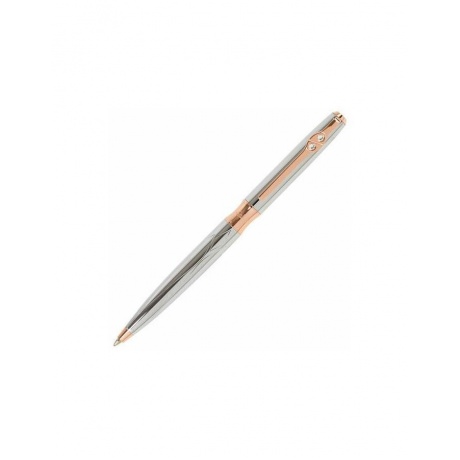 Ручка подарочная шариковая GALANT &quot;NUANCE SILVER&quot;, корпус серебристый, детали розовое золото, узел 0,7 мм, синяя, 143520 - фото 2