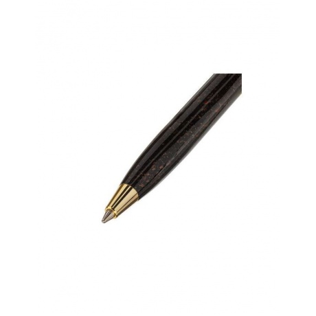 Ручка подарочная шариковая GALANT &quot;TINTA MARBLE&quot;, корпус коричневый, золотистые детали, узел 0,7 мм, синяя, 143501 - фото 3