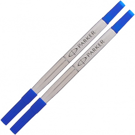 Parker Стержень для ручки-роллера,  F, синий, 2 шт (в блистере) - фото 2