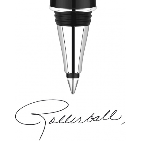 Parker Стержень для ручки-роллера,  F, черный, 2 шт (в блистере) - фото 4