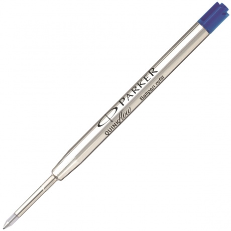 Parker Стержень для шариковой ручки Quink Flow (3шт),  M, синий (в блистере) - фото 2