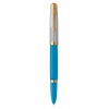 Ручка перьев. Parker 51 Premium (CW2169078) Turquoise GT F сталь...