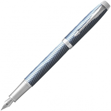 Ручка перьев. Parker IM Premium F318 (2143651) Blue Grey CT F ст...