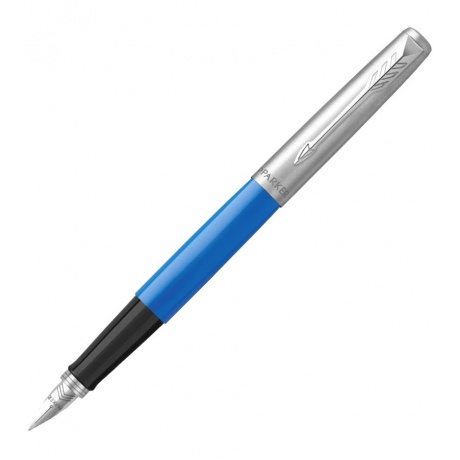 Ручка перьев. Parker Jotter Original F60 (CW2096858) Blue CT M сталь нержавеющая блистер - фото 2