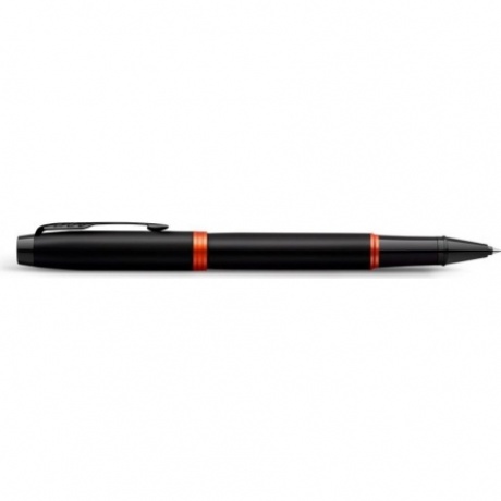 Ручка роллер Parker IM Vibrant Rings T315 (CW2172945) Flame Orange PVD F черн. черн. подар.кор. сменный стержень 1стерж. линия 0.5мм кругл. телескопич.корпус 1цв. - фото 4