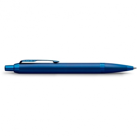 Ручка шариков. Parker IM Monochrome K328 (CW2172966) Blue PVD M син. черн. подар.кор. сменный стержень 1стерж. кругл. телескопич.корпус - фото 3