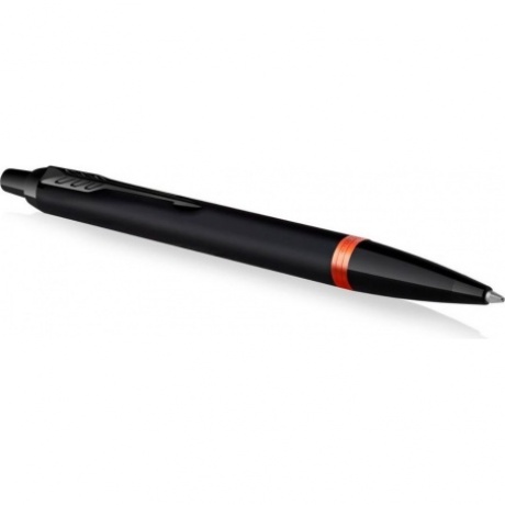 Ручка шариков. Parker IM Vibrant Rings K315 (CW2172946) Flame Orange PVD M син. черн. подар.кор. - фото 2