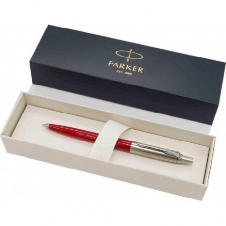 Ручка шариков. Parker Jotter Original K60 (CW2096857) Red CT M син. черн. блистер - фото 4