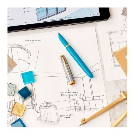 Parker 51 - Turquoise GT, перьевая ручка, M - фото 4