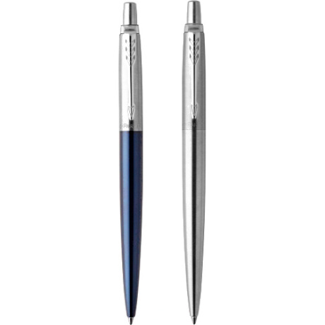 Parker набор подарочный Jotter London - шар. ручка Blue + гел. ручка Stainless Steel, M, блистер