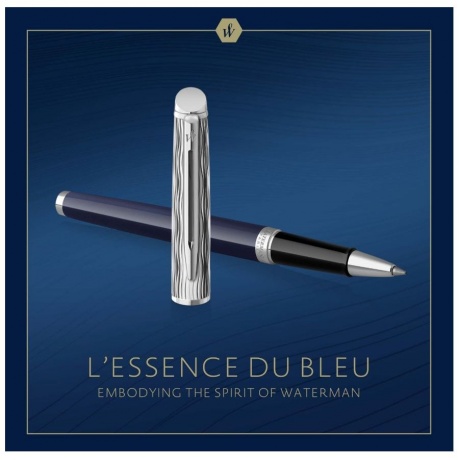 Waterman H?misph?re SE - Deluxe Blue CT, ручка-роллер, F - фото 8