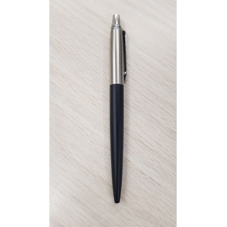 Ручка шариковая Parker Jotter Core K63 (1953184) Bond Street Black CT M синие чернила подар.кор. отличное состояние - фото 3