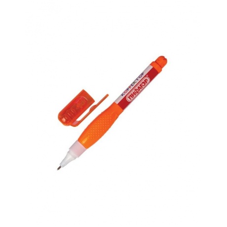 Ручка-корректор ПИФАГОР, 6 мл, металлический наконечник, 227145, (24 шт.) - фото 1