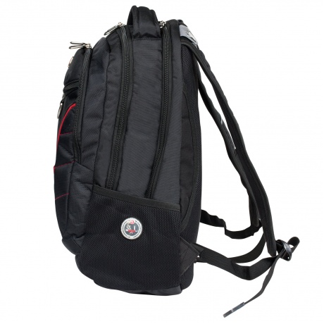 Рюкзак WENGER, универсальный, черный, красные полосы, Rad, 30 л, 35х20х47 см, 1178215 - фото 2