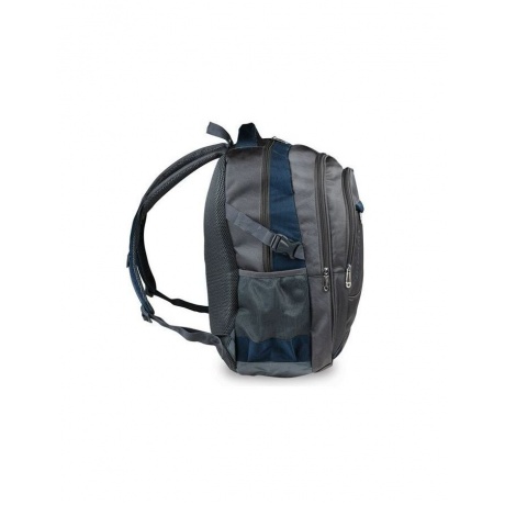 Рюкзак BRAUBERG MainStream 1, 35 л, размер 45х32х19 см, ткань, серо-синий, 224445 - фото 4