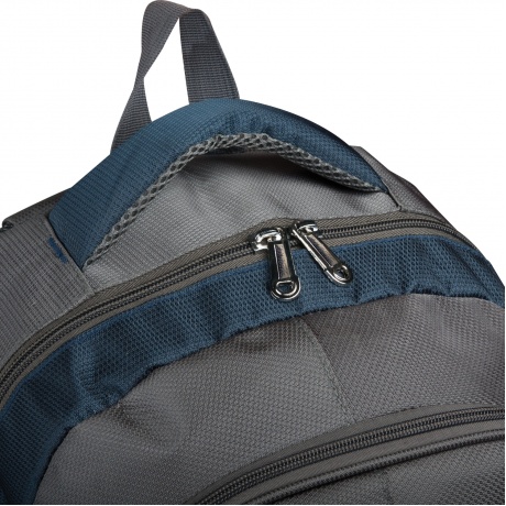 Рюкзак BRAUBERG MainStream 1, 35 л, размер 45х32х19 см, ткань, серо-синий, 224445 - фото 6