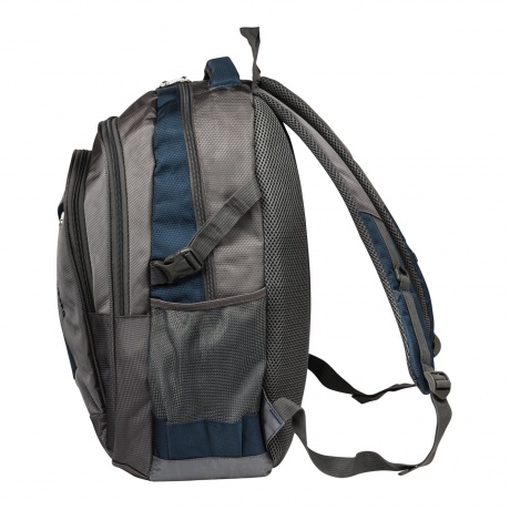 Рюкзак BRAUBERG MainStream 2, 35 л, размер 45х32х19 см, ткань, серо-синий, 224446 - фото 2
