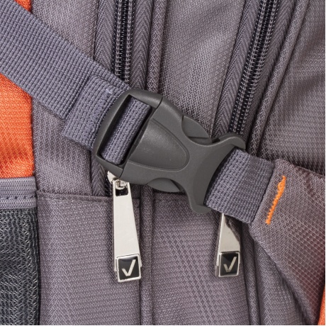Рюкзак BRAUBERG SpeedWay 2, 25 л, размер 46х32х19 см, ткань, серо-оранжевый, 224448 - фото 10