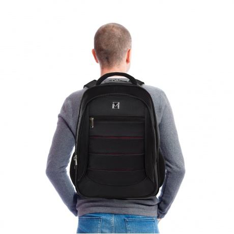 Рюкзак BRAUBERG Flagman, 35 л, размер 46х35х25 см, 35 л, ткань, черно-красный, 224454 - фото 16