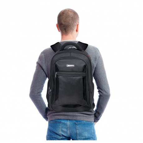 Рюкзак BRAUBERG Relax 3, 35 л, размер 46х35х25 см, ткань, черный, 224455 - фото 7