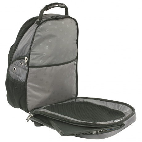 Рюкзак WENGER, универсальный, черно-серый, функция ScanSmart, 36 л, 34х23х47 см, 12704215 - фото 3