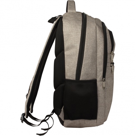 Рюкзак BRAUBERG универсальный с отделением для ноутбука, серый, Омега, 32 литра, 49х35х18 см, 226344 - фото 4