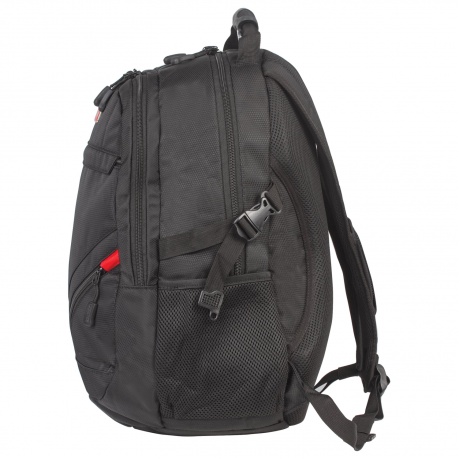 Рюкзак B-PACK S-01 (БИ-ПАК) универсальный, с отделением для ноутбука, влагостойкий, черный, 47х32х20 см, 226947 - фото 2