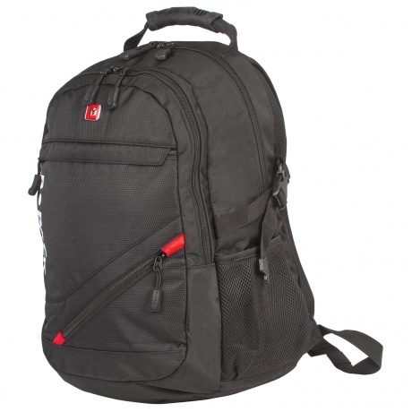 Рюкзак B-PACK S-01 (БИ-ПАК) универсальный, с отделением для ноутбука, влагостойкий, черный, 47х32х20 см, 226947 - фото 3