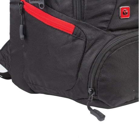Рюкзак B-PACK S-03 (БИ-ПАК) универсальный, с отделением для ноутбука, увеличенный объем, черный, 46х32х26 см, 226949 - фото 15