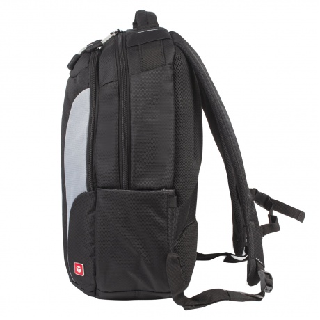 Рюкзак B-PACK S-04 (БИ-ПАК) универсальный, с отделением для ноутбука, влагостойкий, черный, 45х29х16 см, 226950 - фото 2