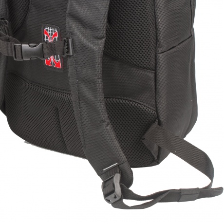 Рюкзак B-PACK S-04 (БИ-ПАК) универсальный, с отделением для ноутбука, влагостойкий, черный, 45х29х16 см, 226950 - фото 15