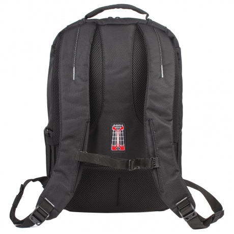Рюкзак B-PACK S-04 (БИ-ПАК) универсальный, с отделением для ноутбука, влагостойкий, черный, 45х29х16 см, 226950 - фото 7
