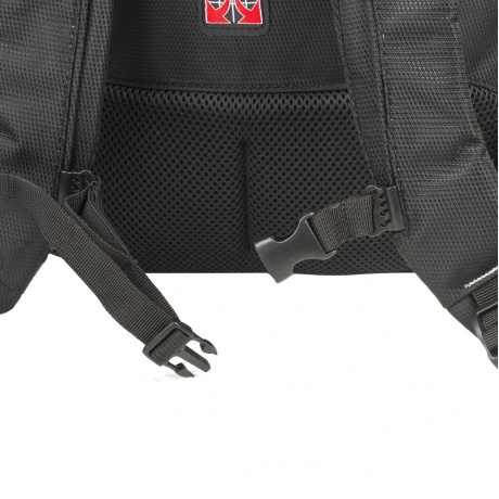 Рюкзак B-PACK S-04 (БИ-ПАК) универсальный, с отделением для ноутбука, влагостойкий, черный, 45х29х16 см, 226950 - фото 9