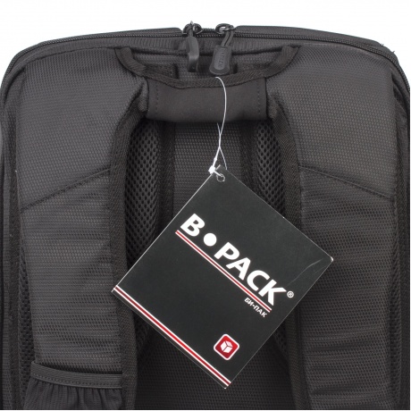 Рюкзак B-PACK S-05 (БИ-ПАК) универсальный, с отделением для ноутбука, жесткий корпус, черный, 45х32х18 см, 226952 - фото 7