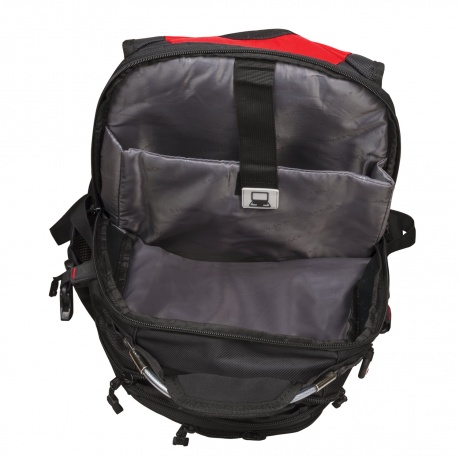 Рюкзак B-PACK S-08 (БИ-ПАК) универсальный, с отделением для ноутбука, влагостойкий, черный, 50х32х17 см, 226955 - фото 3