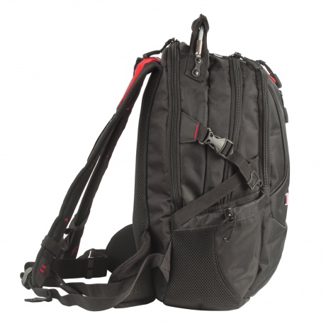 Рюкзак B-PACK S-08 (БИ-ПАК) универсальный, с отделением для ноутбука, влагостойкий, черный, 50х32х17 см, 226955 - фото 15