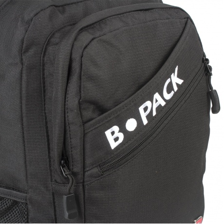 Рюкзак B-PACK S-09 (БИ-ПАК) универсальный, с отделением для ноутбука, уплотненная спинка, черный, 44х30х14 см, 226956 - фото 13