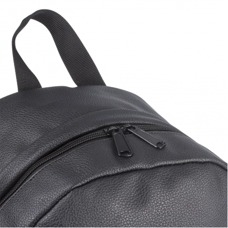 Рюкзак BRAUBERG молодежный, с отделением для ноутбука, Урбан, искусственная кожа, черный, 42х30х15 см, 227084 - фото 8