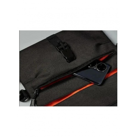 Сумка парусиновая с магнитной пряжкой TanjieZhe Black YG-007 - фото 8