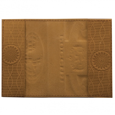 Обложка для паспорта горизонтальная с гербом, натуальная кожа, конгревное тиснение, цвет ассорти, ОД8-01, (5 шт.) - фото 3