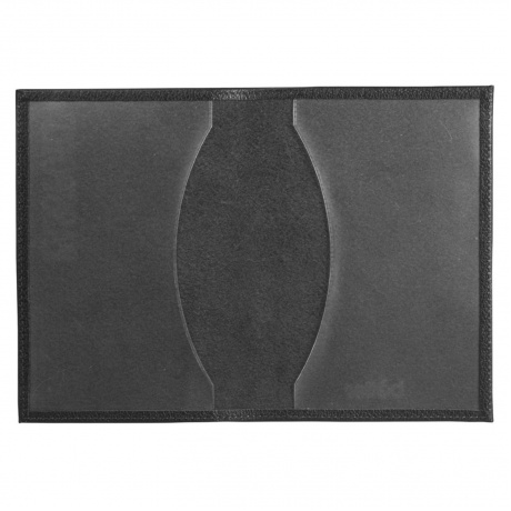 Обложка для паспорта BEFLER Грейд, натуральная кожа, тиснение Passport, черная, O.1.-9 - фото 2