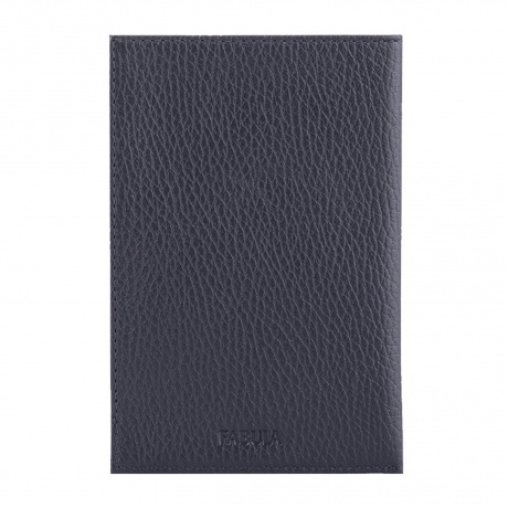 Обложка-чехол для паспорта FABULA Brooklyn, натуральная кожа, контрастная отстрочка, синяя, O.70.BR - фото 3