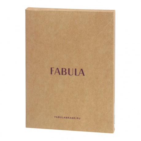 Обложка для паспорта FABULA Brooklyn, натуральная кожа, контрастная отстрочка, черная, О.81.BR - фото 3