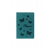 Обложка для паспорта STAFF, бархатный полиуретан, "Бабочки", мят...