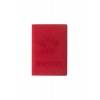 Обложка для паспорта STAFF, мягкий полиуретан, "ГЕРБ", красная, ...