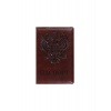 Обложка для паспорта STAFF, полиуретан под кожу, "ГЕРБ", коричне...