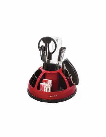 Канцелярский набор BRAUBERG Микс, 10 предметов, вращающаяся конс...