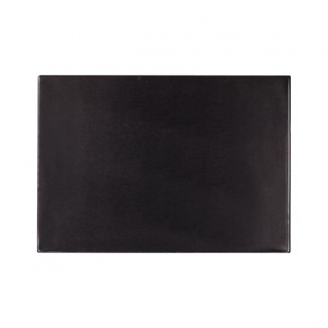 Коврик-подкладка настольный для письма (650х450 мм), с прозрачным карманом, черный, BRAUBERG, 236775 - фото 1