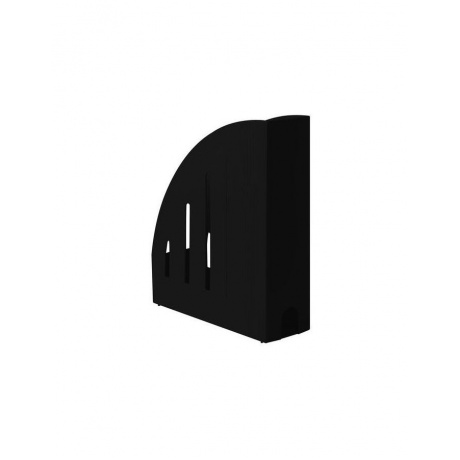 Лоток вертикальный для бумаг BRAUBERG Energy (261х85х300 мм), эргономичная форма, черный, 231549 - фото 3