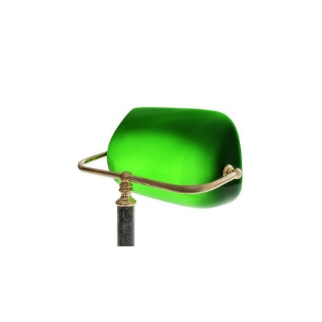 Светильник настольный из мрамора GALANT, основание - зеленый мрамор с золотистой отделкой, 231197 - фото 3